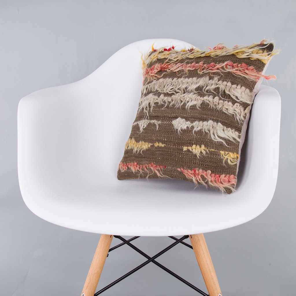 Tulu_Multiple Color_Kilim Pillow Cover_16x16_Z1011_7659