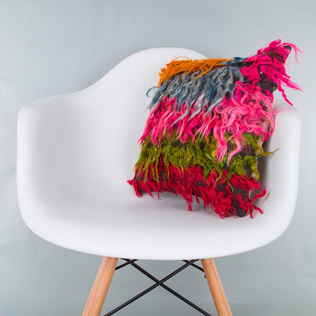 Tulu_Multiple Color_Kilim Pillow Cover_16x16_Z1011_8319