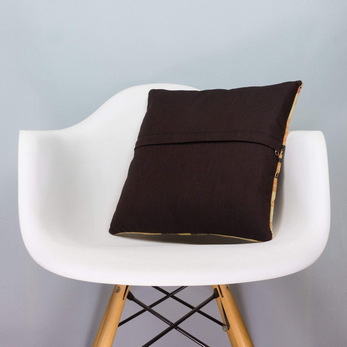 Chevron Multi Color Kilim Pillow Cover 16x16 3284 - kilimpillowstore
 - 4