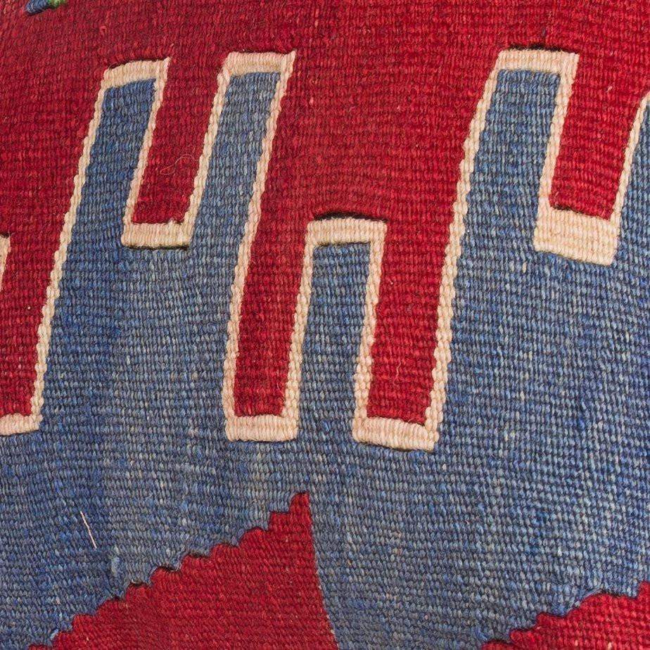 Chevron Multi Color Kilim Pillow Cover 16x16 4963 - kilimpillowstore
 - 3