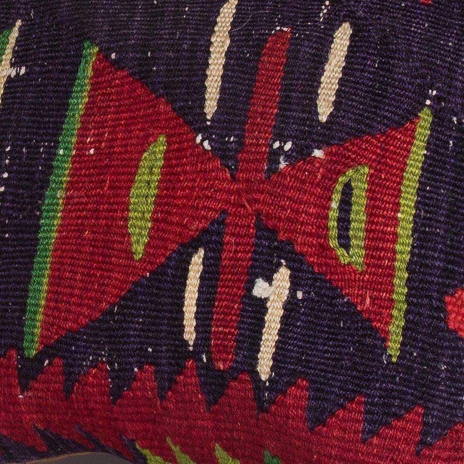Chevron Multi Color Kilim Pillow Cover 16x16 5065 - kilimpillowstore
 - 3
