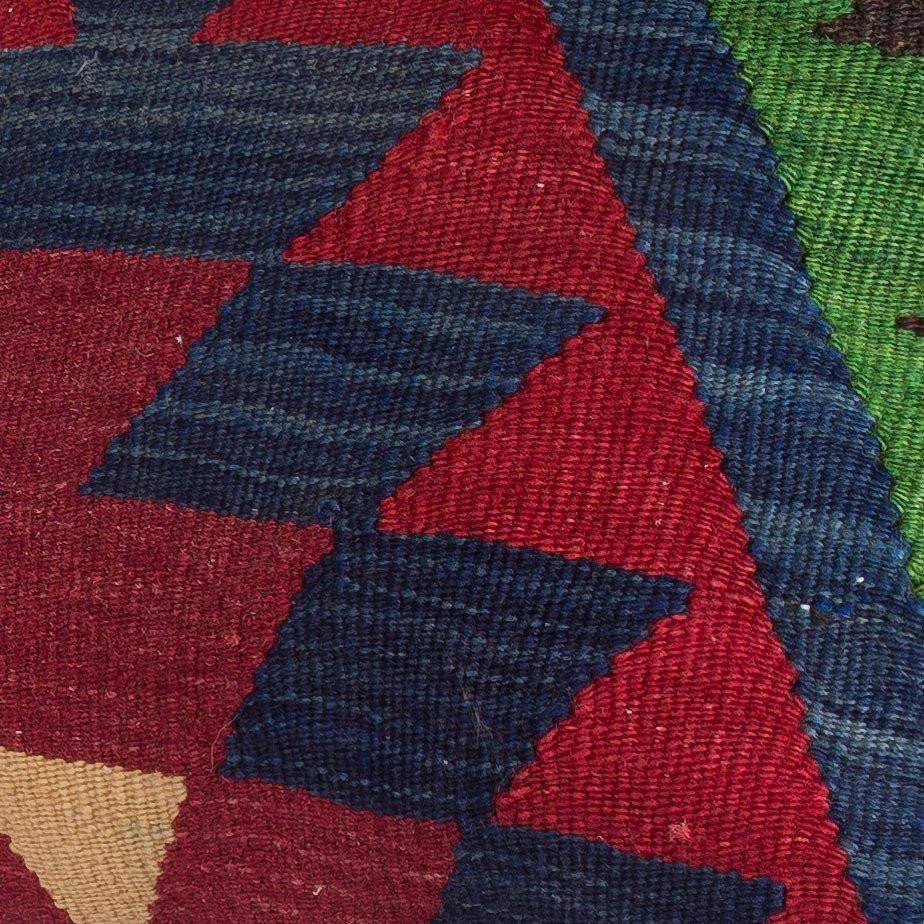 Chevron Multi Color Kilim Pillow Cover 16x16 5080 - kilimpillowstore
 - 3