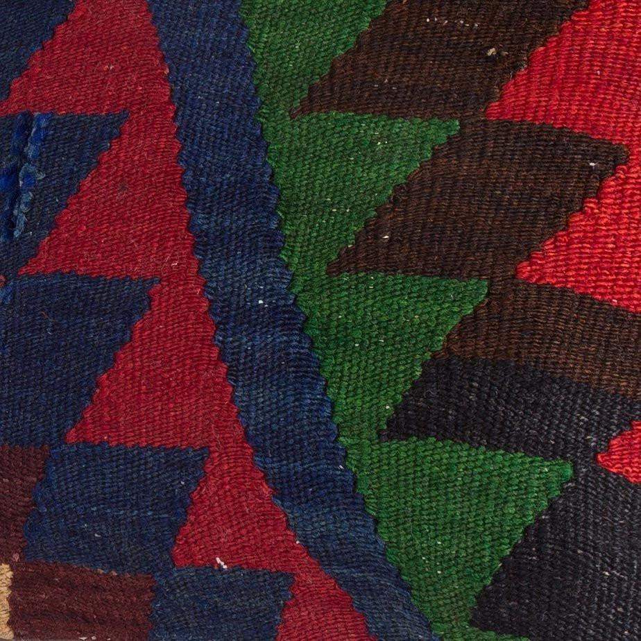 Chevron Multi Color Kilim Pillow Cover 16x16 5081 - kilimpillowstore
 - 3