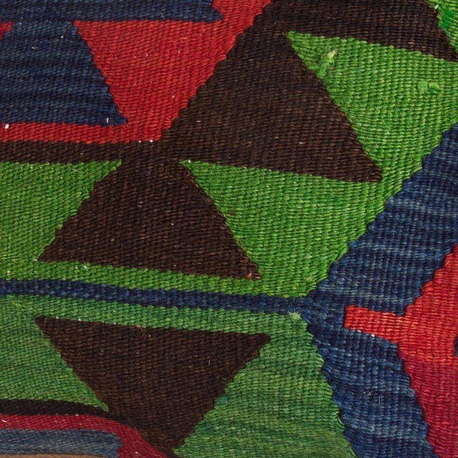 Chevron Multi Color Kilim Pillow Cover 16x16 5091 - kilimpillowstore
 - 3