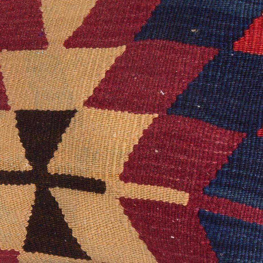 Chevron Multi Color Kilim Pillow Cover 16x16 5092 - kilimpillowstore
 - 3