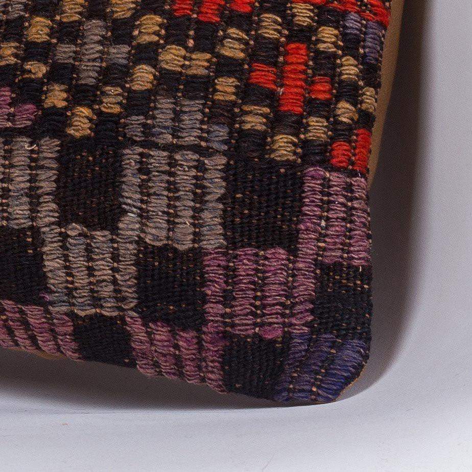 Geometric Multi Color Kilim Pillow Cover 16x16 4630 - kilimpillowstore
 - 3