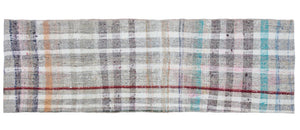 Chaput Over Dyed Kilim Rug 2'4'' x 7'4'' ft 71 x 224 cm