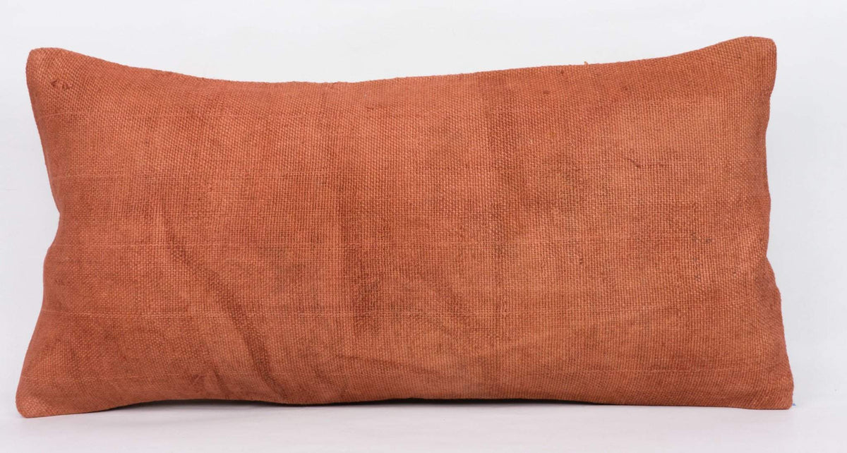 Plain Brown Kilim Pillow Cover 12x24 4174 - kilimpillowstore
 - 2