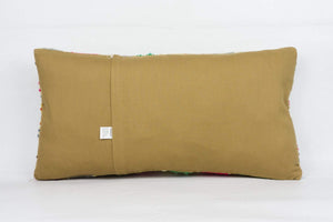Plain Brown Kilim Pillow Cover 12x24 4188 - kilimpillowstore
 - 4