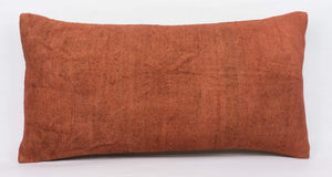 Plain Brown Kilim Pillow Cover 12x24 4192 - kilimpillowstore
 - 2