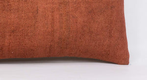 Plain Brown Kilim Pillow Cover 12x24 4192 - kilimpillowstore
 - 3