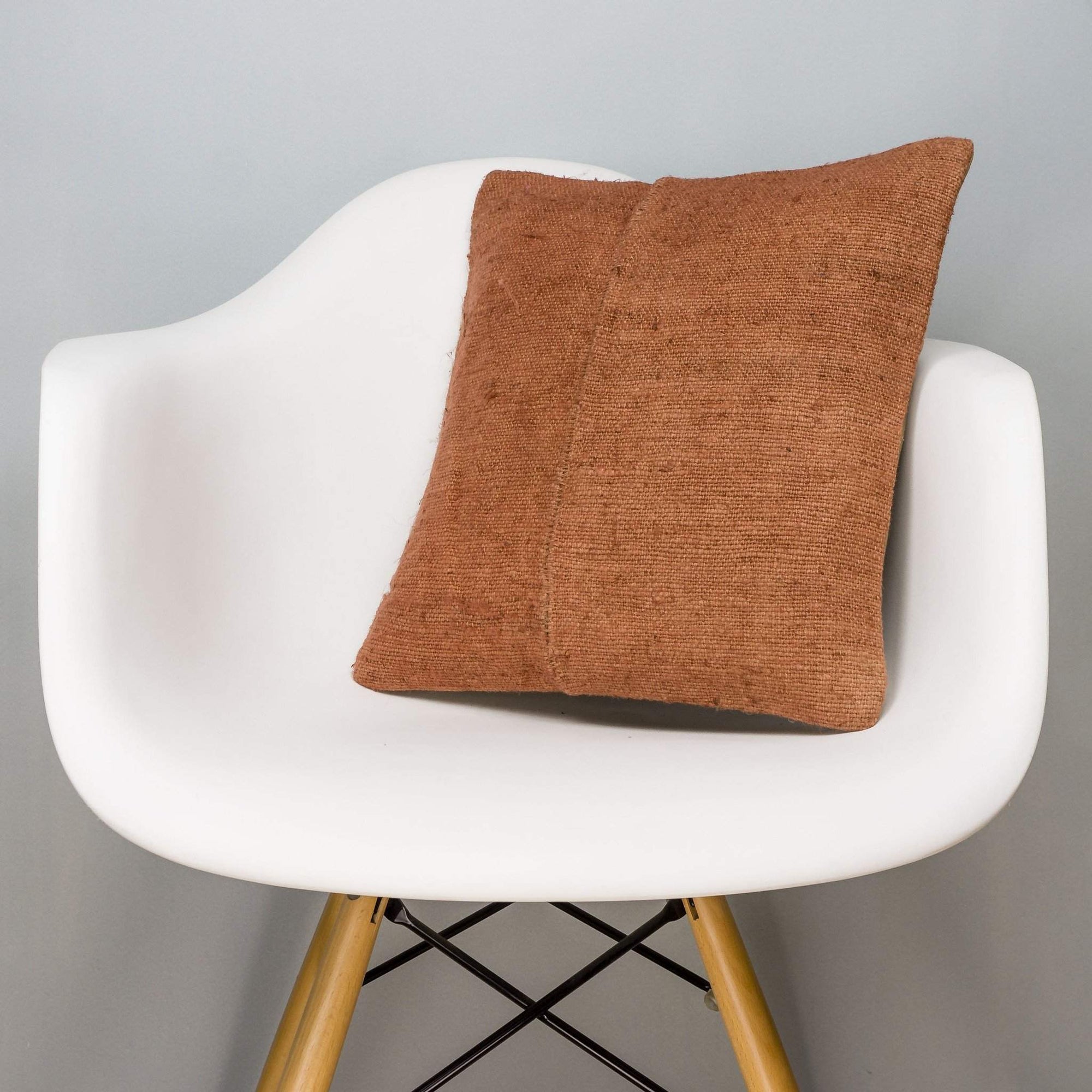 Plain Brown Kilim Pillow Cover 16x16 2948 - kilimpillowstore
 - 1