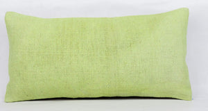 Plain Green Kilim Pillow Cover 12x24 4125 - kilimpillowstore
 - 2