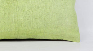 Plain Green Kilim Pillow Cover 12x24 4125 - kilimpillowstore
 - 3