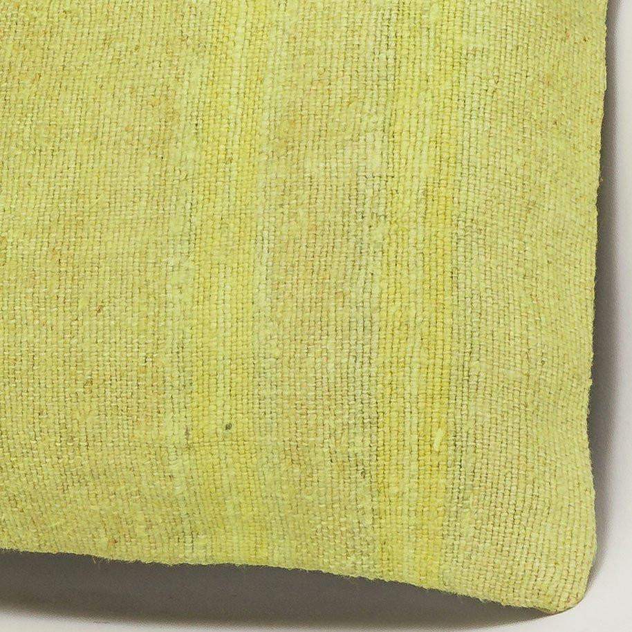Plain Green Kilim Pillow Cover 16x16 2955 - kilimpillowstore
 - 3