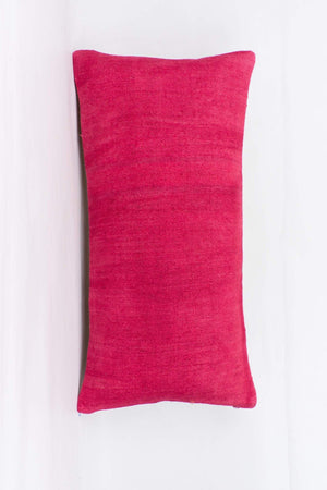 Plain Pink Kilim Pillow Cover 12x24 4132 - kilimpillowstore
 - 1