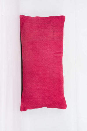 Plain Pink Kilim Pillow Cover 12x24 4138 - kilimpillowstore
 - 1