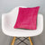 Plain Pink Kilim Pillow Cover 16x16 2995 - kilimpillowstore
 - 1