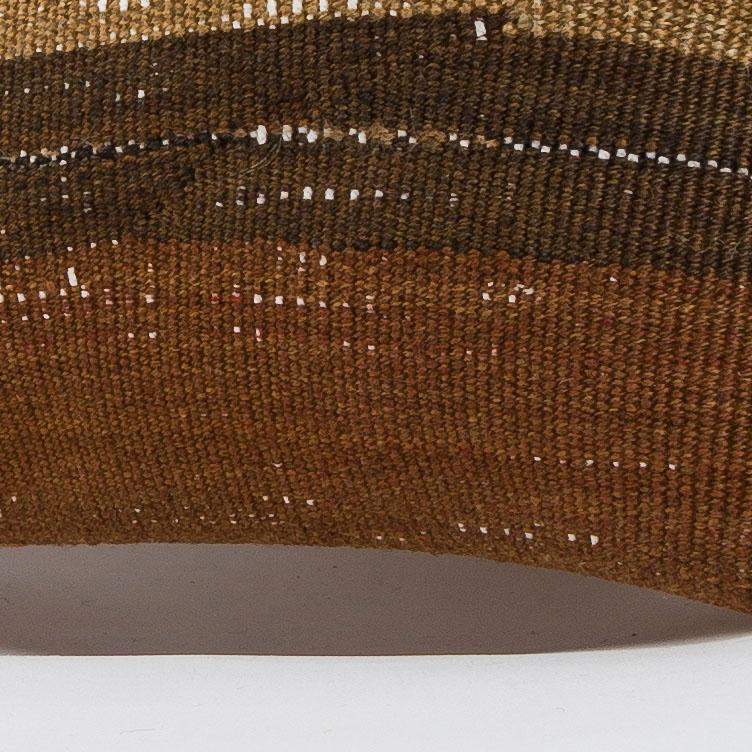 Striped_Brown_Kilim Pillow Cover_16x16_A0224_6519