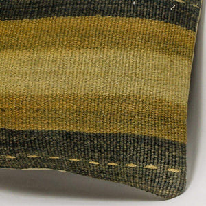 Striped Multi Color Kilim Pillow Cover 16x16 3229 - kilimpillowstore
 - 3