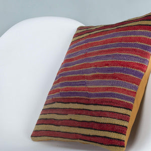 Striped_Multiple Color_Kilim Pillow Cover_16x16_A0241_6807