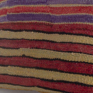 Striped_Multiple Color_Kilim Pillow Cover_16x16_A0241_6807