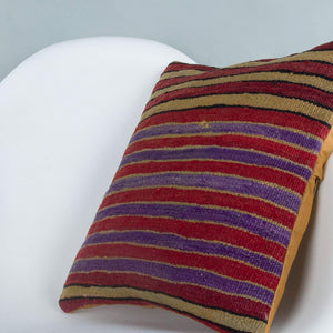 Striped_Multiple Color_Kilim Pillow Cover_16x16_A0241_6813