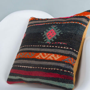 Striped_Multiple Color_Kilim Pillow Cover_16x16_A0246_6875