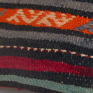 Striped_Multiple Color_Kilim Pillow Cover_16x16_A0246_6875