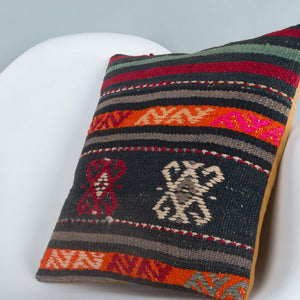Striped_Multiple Color_Kilim Pillow Cover_16x16_A0246_6879