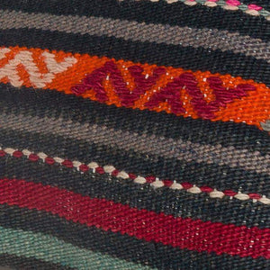 Striped_Multiple Color_Kilim Pillow Cover_16x16_A0246_6882