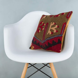 Tribal_Multiple Color_Kilim Pillow Cover_16x16_A0254_6959